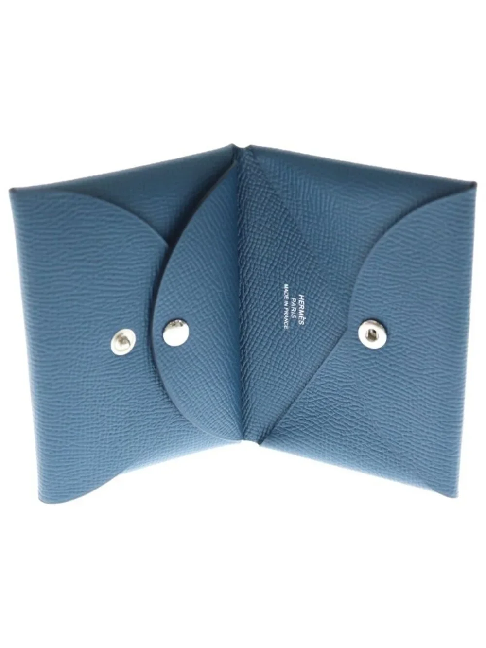 Hermes Calvidio Coin Purse Epsom Malachite Green